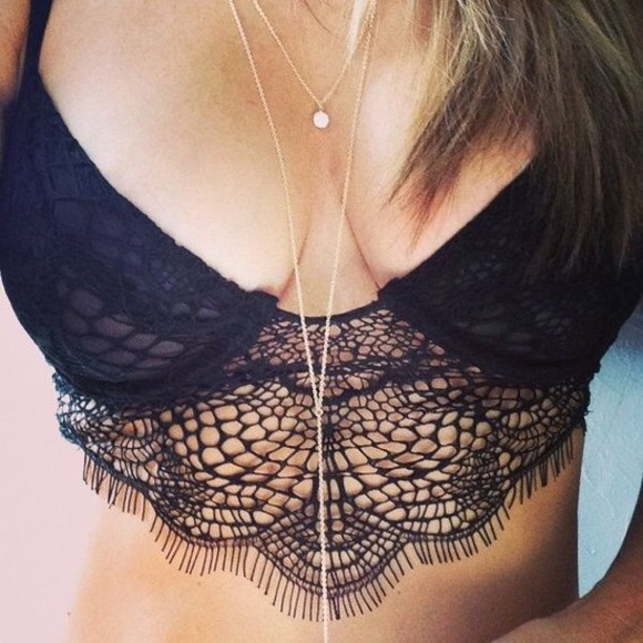 For Love and Lemons Bat Your Lashes Bra