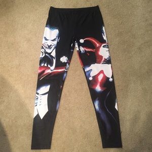 Original Harley Quinn & Joker DC Comics Leggings