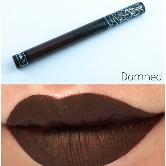 Kay Von D Liquid Lipstick  'DAMNED' **Damaged**