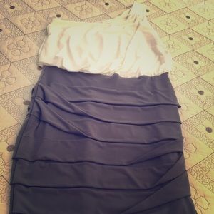 One shoulder dress