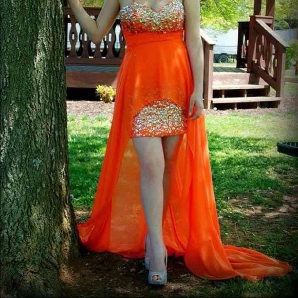 Orange Prom Dress