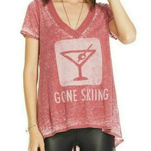 Chaser Gone Skiing Tee