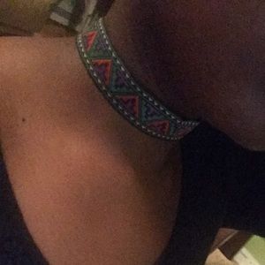 African Print choker