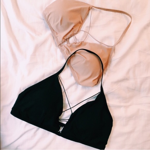 |🔺FLASH SALE🔺|2Minimalistic Bathing Suit Tops - Picture 2 of 4