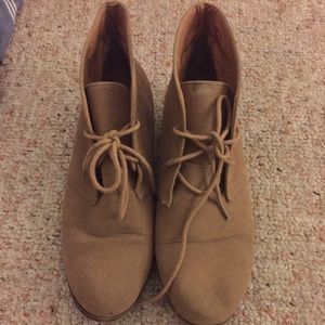 Madden Girl Tan Ankle Booties | Great Condition!