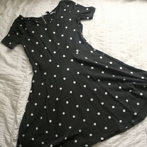 Black and White Polka Dot Dress