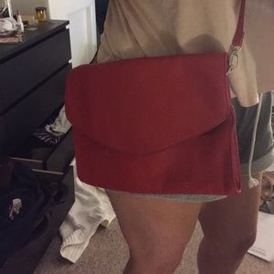 Red Cross Body Envelope Bag | Great Condition