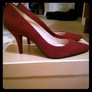 MK suede heels