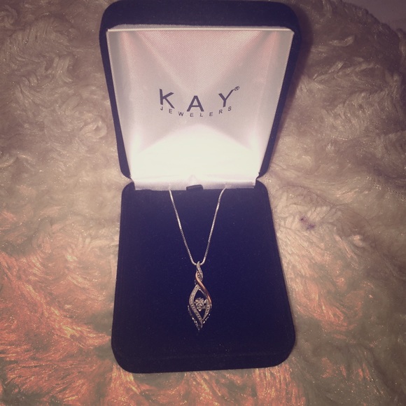 Gold and silver diamond necklace