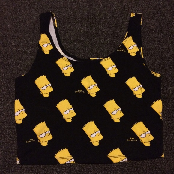 Bart Simpson Crop Top