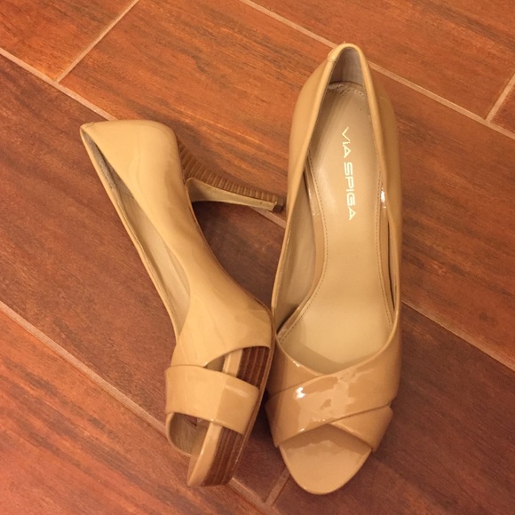 Via Spiga peep toe heels