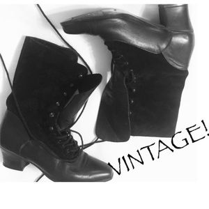 VINTAGE FIND! Authentic Leather Booties