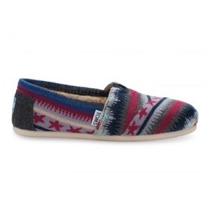 Toms Knit Shearling Classic Slip-ons Shoes
