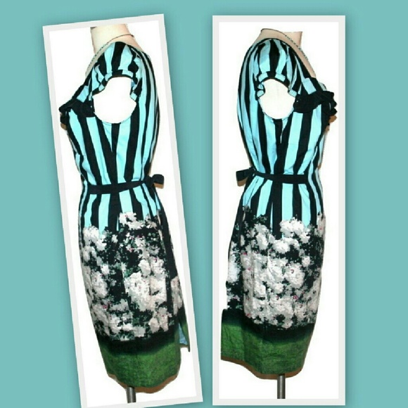 ■SOLD■  Plenty by Tracy Reese Striped Dress - Picture 2 of 4