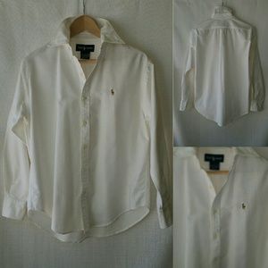 Ralph Lauren Long Sleeves Button-down Top.