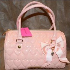 Betsy Johnson Be Mine Speedy Bag in Blush