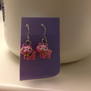 FREE IN BUNDLE | glitter pig earrings