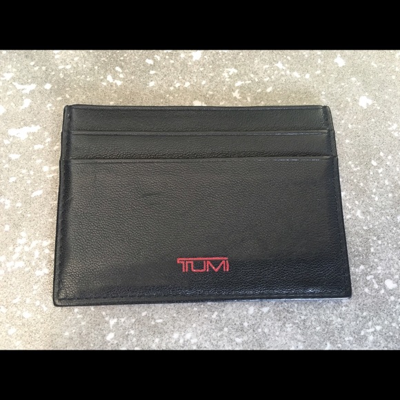 Tumi soft leather card holder