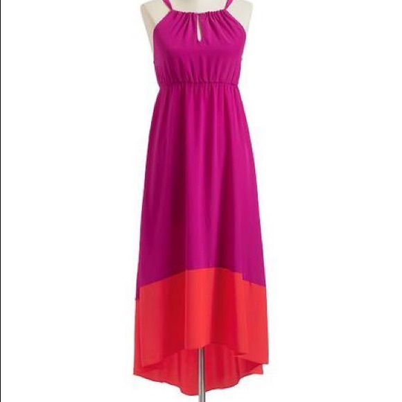 Brand New Old Navy Pink & Orange Maxi