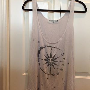 Long tank with sun/moon/stars design