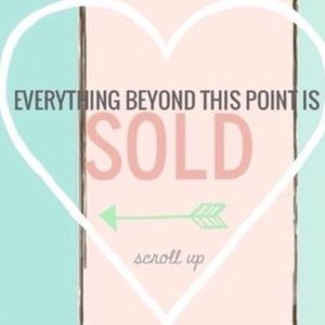 ☀️SOLD BEYOND THIS POINT☀️