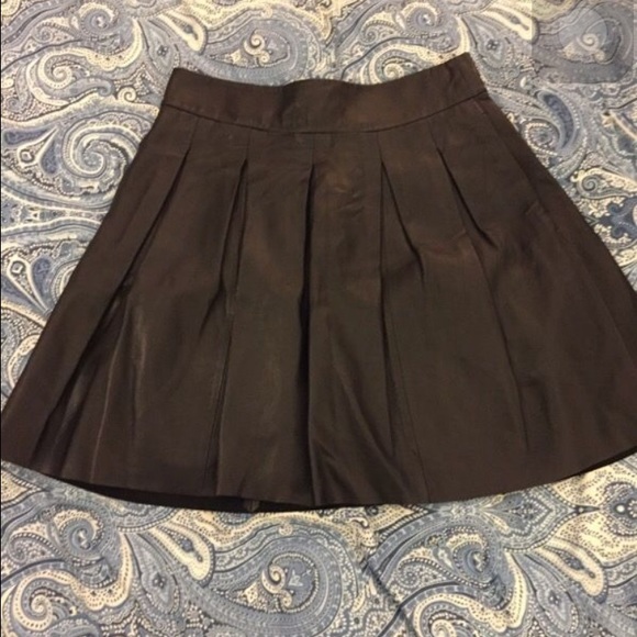 Banana Republic leather skirt