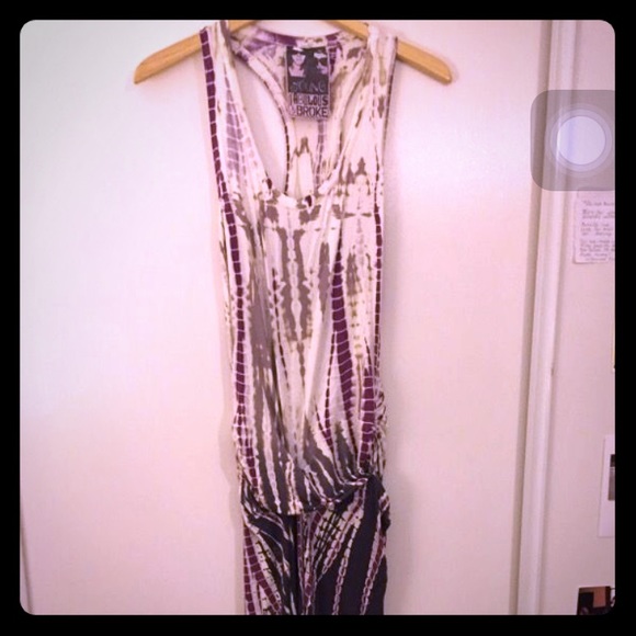 Young Fabulous and Broke maxi Ty-die dress