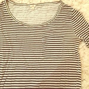 S JCrew long sleeved striped pocket tee - SO SOFT