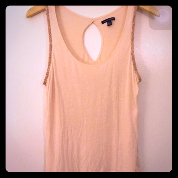 American Eagle Beaded Tank