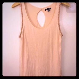 American Eagle Beaded Tank