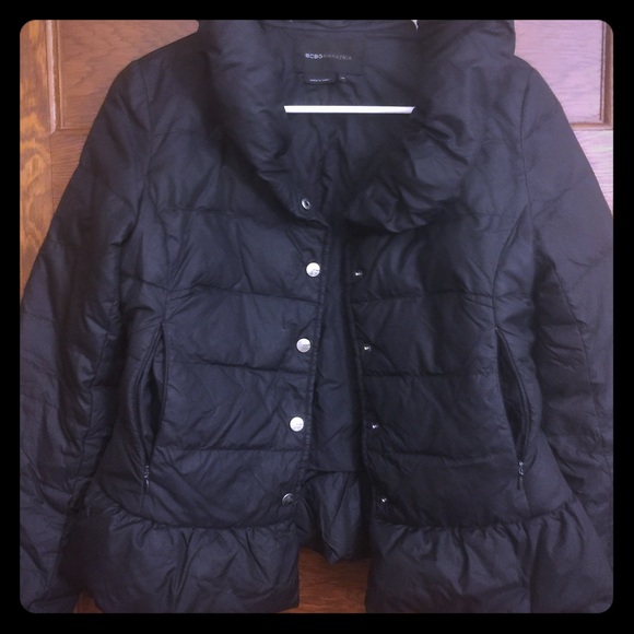 BCBG MaxAzria Down Coat Puffer BCBMaxAzria Black