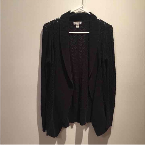 Black cardigan*