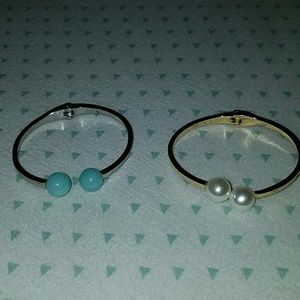 Talbots cokored pearl bracelets