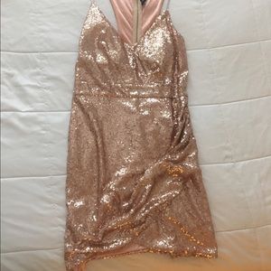 Rose Gold party dress