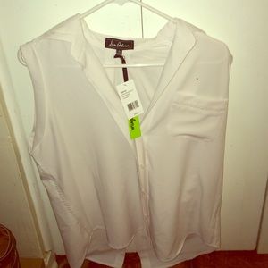 New (with tags) Sam Edleman white button up blouse