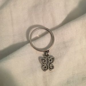 James Avery dangle butterfly ring✨