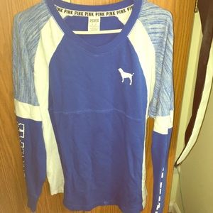 PINK Victoria Secret blue sweater