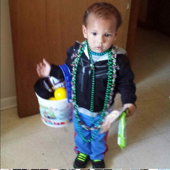 My baby after a Mardi Gras Parade!!!!