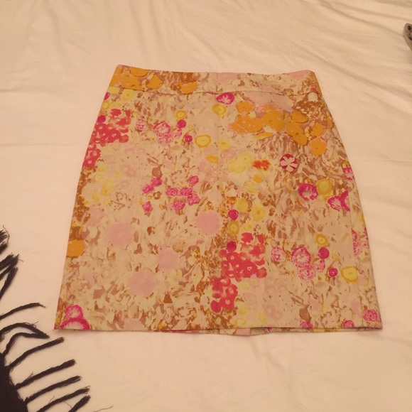 Jcrew floral skirt
