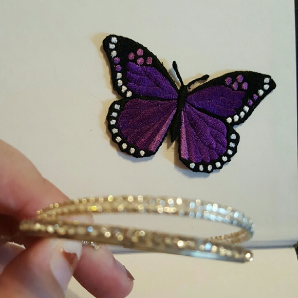 Cz silver hoop earrings - Picture 4 of 4