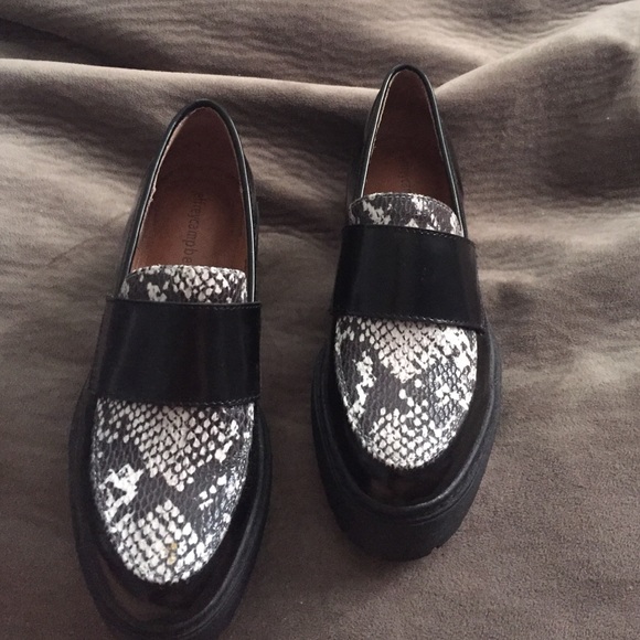 Jeffrey Campbell snakeskin platforms