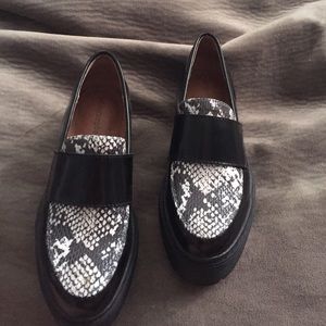 Jeffrey Campbell snakeskin platforms