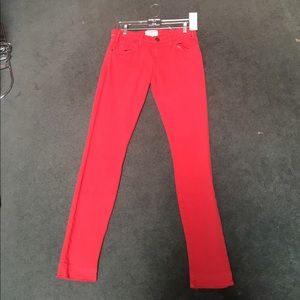 Current Elliot red jeans
