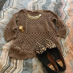Old navy open weave sweater