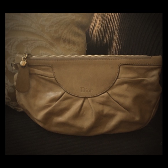 Dior Handbags - Dior Nude Distressed Leather Pochette