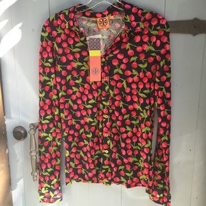 NWT Tory Burch Cherry Top Size S