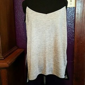 Black and gray tank