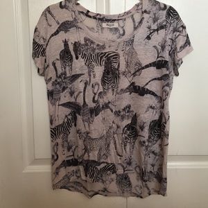 Madewell Linen Animal Shirt