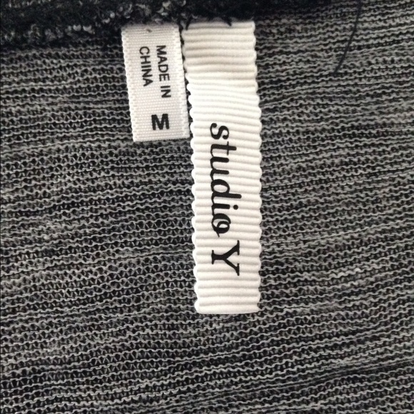 Stylish Burnout Top with Beaded Collar - Picture 3 of 4