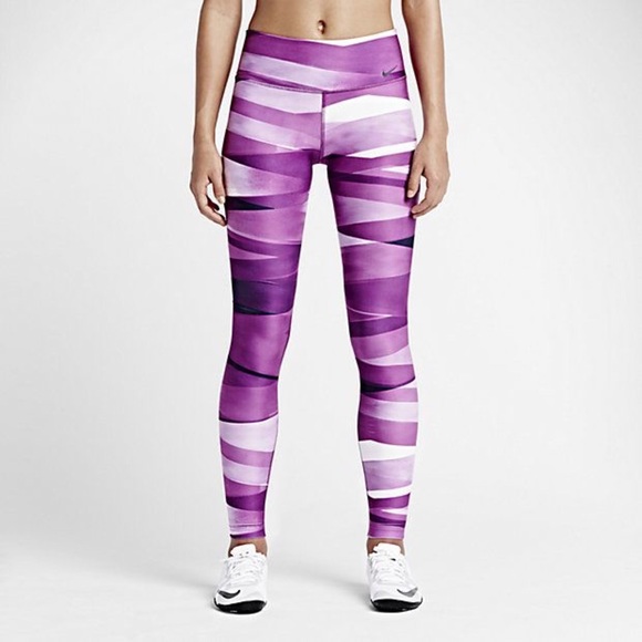 Nike Legend Ribbon Wrap Tights Small EUC